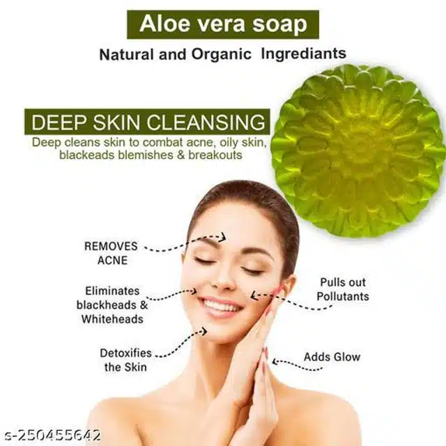 Aloevera Cucumber Bathing Soap (Pack of 2)
