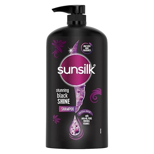 Sunsilk Stunning Black Shine Shampoo (1000 ml)