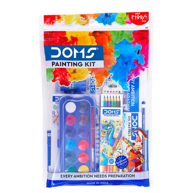 DOMS Painting Kit (9 Pcs, Pack of 1)