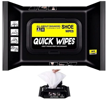 Shoe Cleaner 80 Pulls Wipes (Pack of 1)