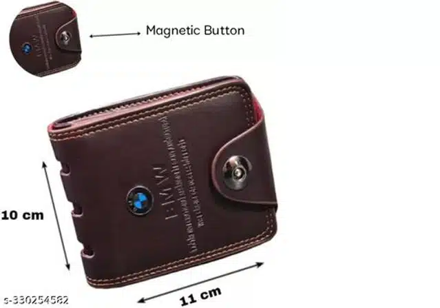 Leather Wallet for Men (Brown)