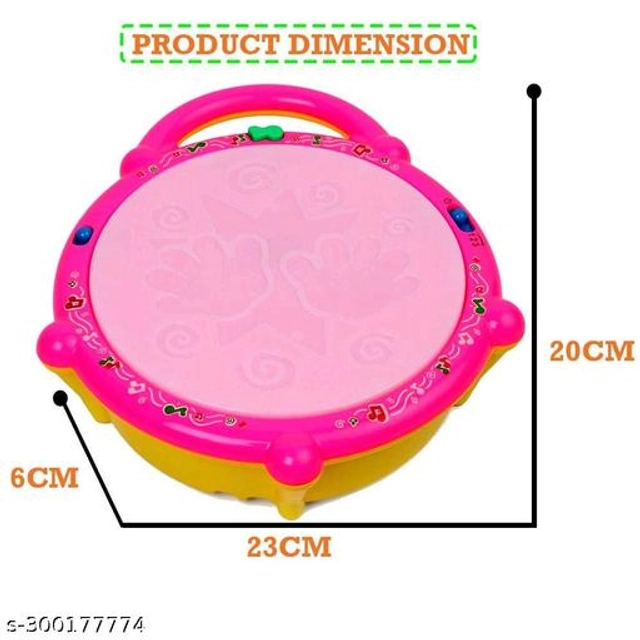 Flash Drum with Playing Sticks (Multicolor)