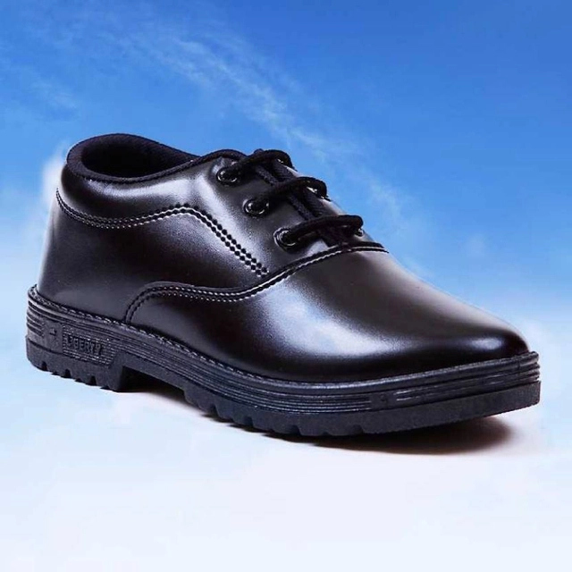 School Shoes for Boys (Black, 3-4 Years)