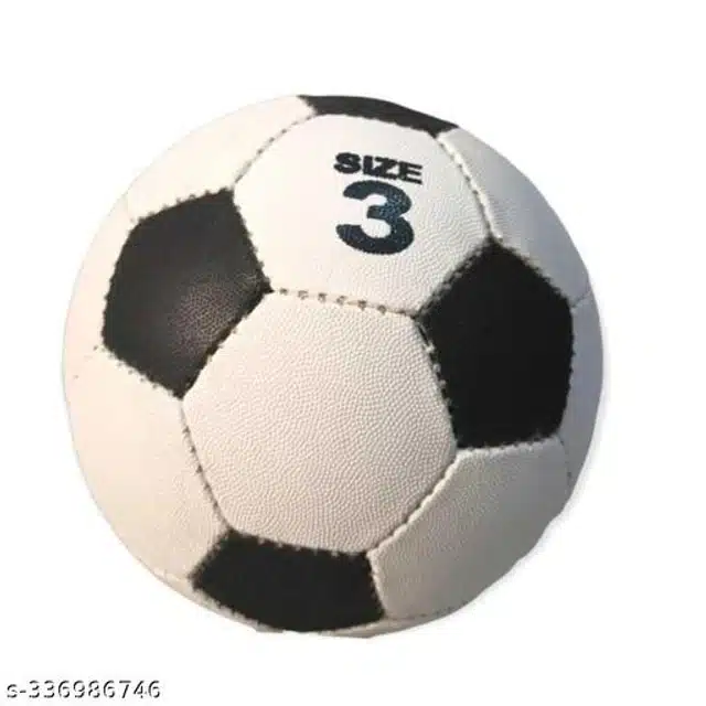 Rubber Football (Size 3, Multicolor)