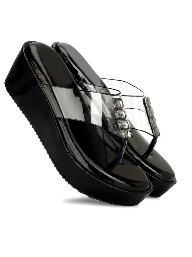 Heels for Women (Black, 4)