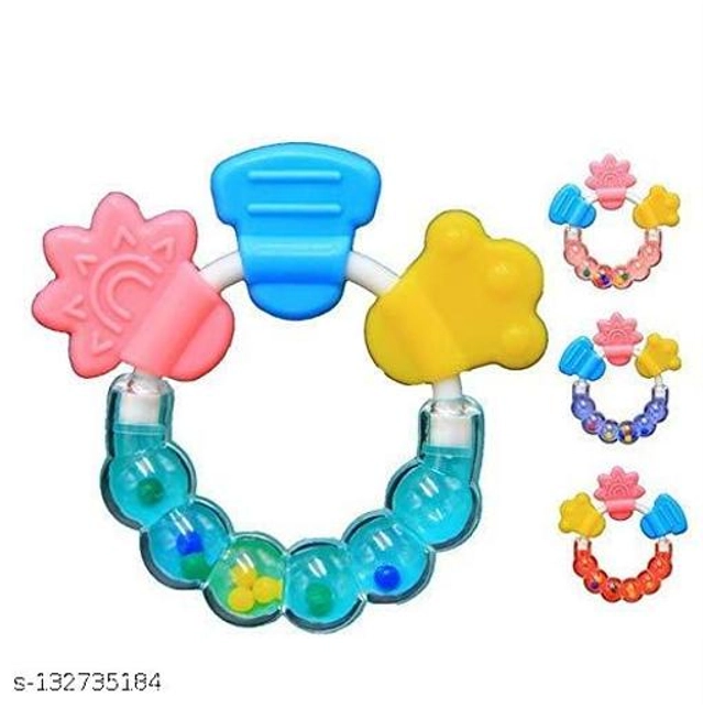 Silicone Teether for Baby (Multicolor)