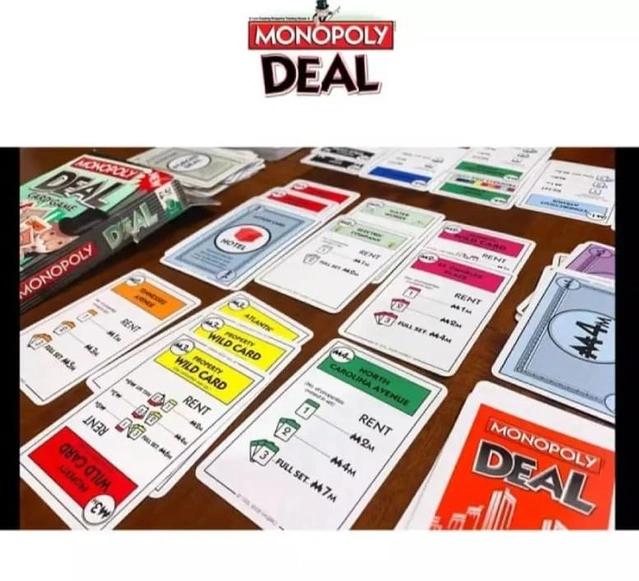 Monopoly 108 Pcs Deal Cards for Kids (Multicolor)