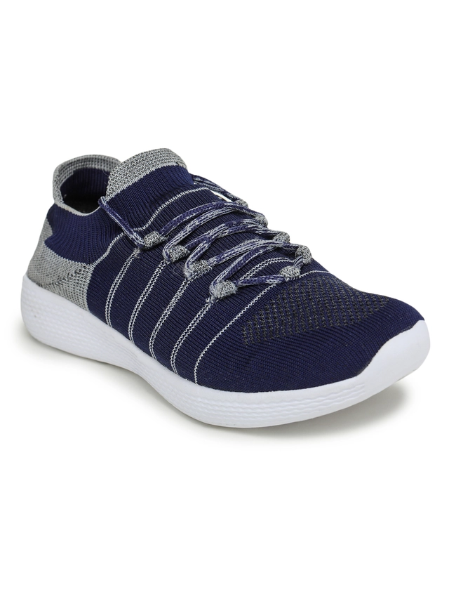 Sports Shoes for Men (Blue & Grey, 6)