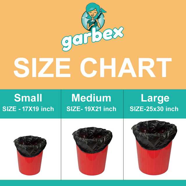 Useful Garbage Bags & Dustbin Bags 30 Bags Per Roll 