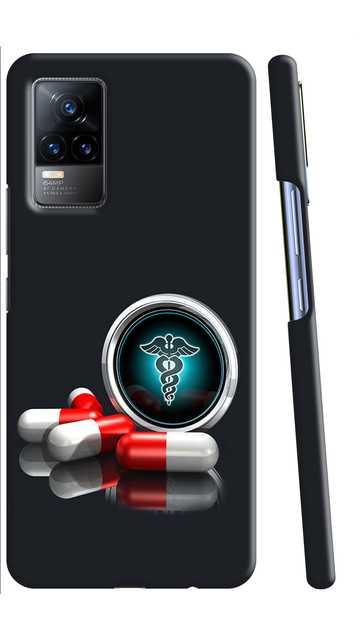 3D Designer Mobile Back Cover For Vivo Y73 & Vivo V21E 4G (Multicolor) (RH-1459)
