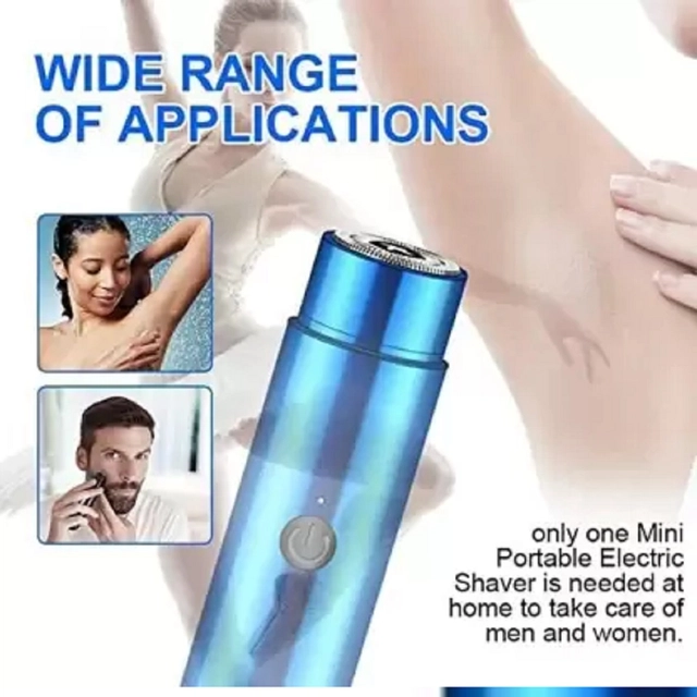 Mini Portable Rechargeable Shaver for Men & Women (Multicolor)