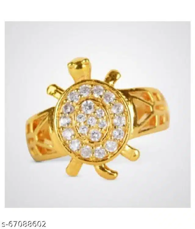 Turtle Meru Yantra Finger Ring (Gold)