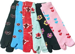 Woolen Printed Socks for Women (Multicolor, Set of 6)