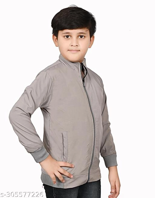 Jacket for Boys (Grey, 3-4 Years)