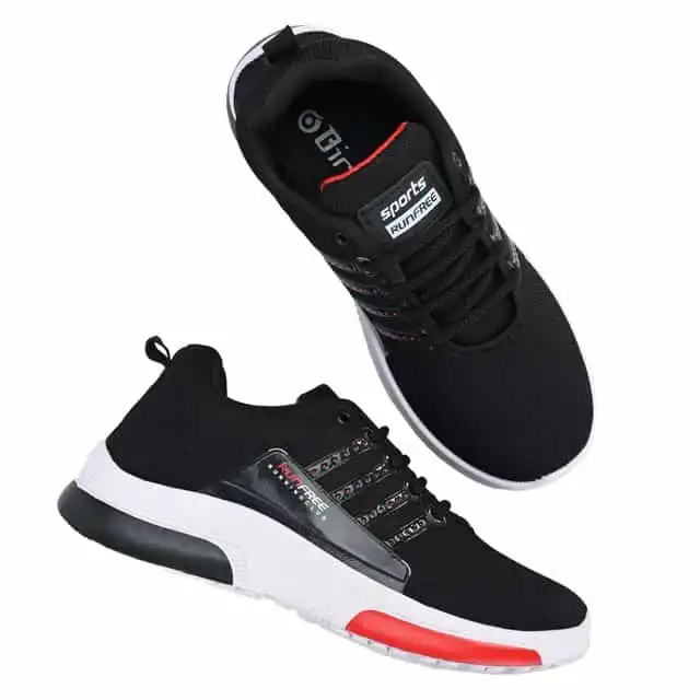 Birde Trendy Sports Shoes For Men (Black, 6) (BRD-567)