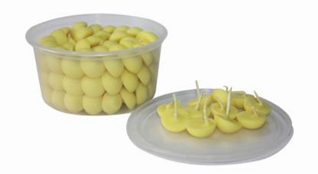 GOODS AND MOORE Cow Ghee Puja Batti|Jyoti for Aarti| Cotton Wick 100 Pieces (Pack of 1)