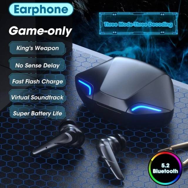 Gaming Wireless Bluetooth Earbuds with Charging Case (Assorted)