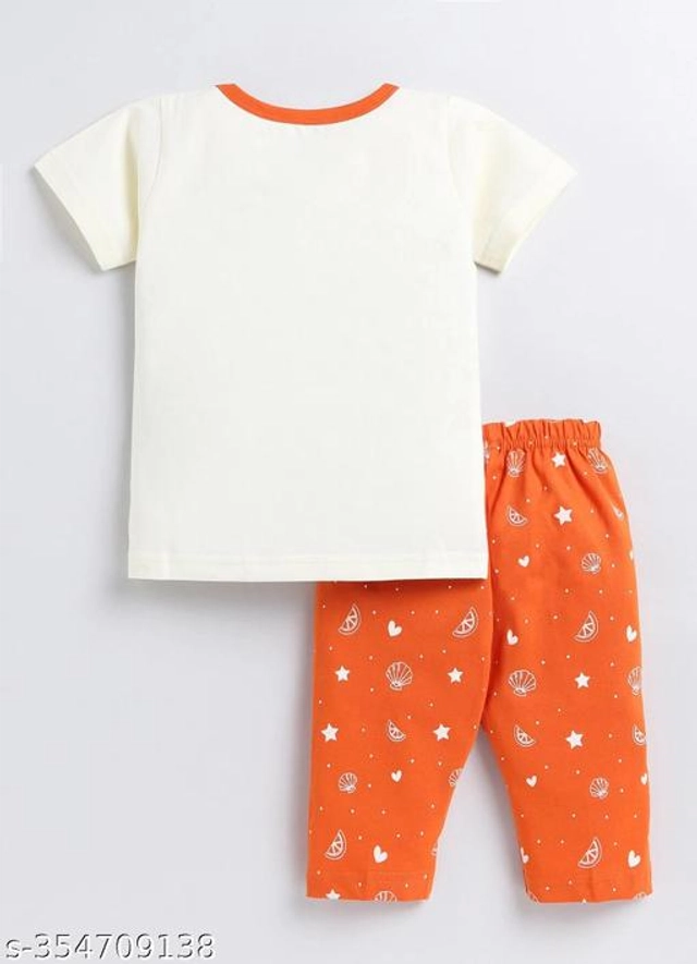 Hosiery Cotton Clothing Set for Kids (Multicolor, 0-3 Months)