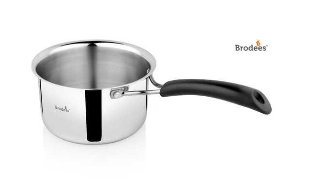 BRODEES Stainless Steel Sauce Pan 18.5 cm diameter (2 L capacity) (A-21)