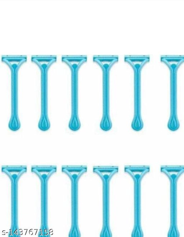 Shaving Razor for Men & Women (Blue, Pack of 12)