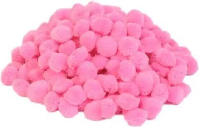 Pom Pom Balls (Pink, Pack of 100)