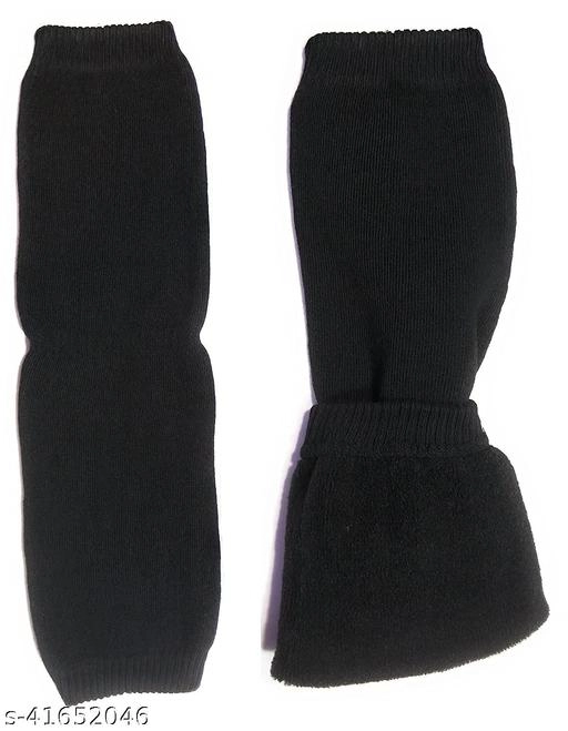 Woolen Knee Warmer for Men & Women (Multicolor, Set of 2)