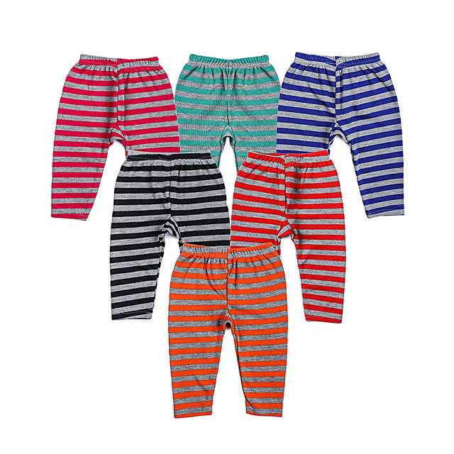 Mummadi Casual Cotton Pant For Kids (Pack Of 6) (Multicolour, 2-3 Years) (ME-24)