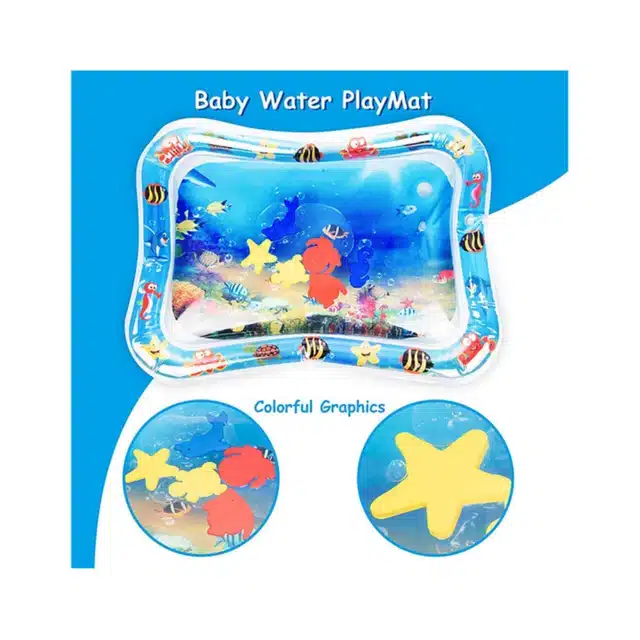 Water Play Mat for Kids (Blue)