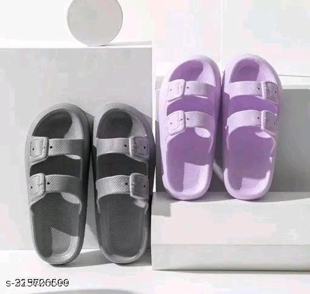 Sliders for Women (Dark Grey, 3)