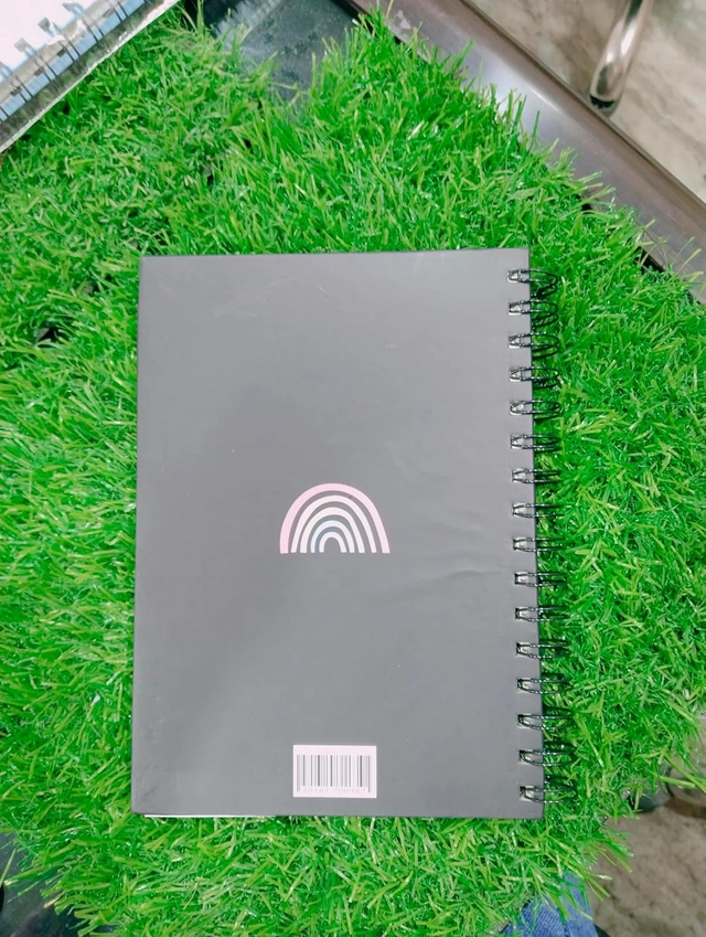 Printed Ruled Spiral Notebook (Multicolor)