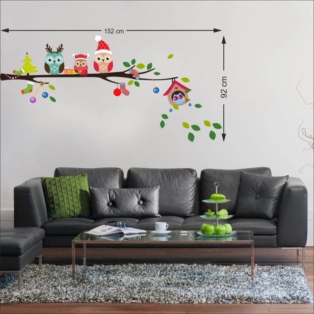 Vinyl Wall Stickers for Christmas (Multicolor)