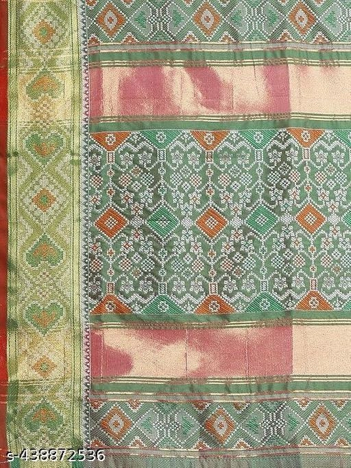 Banarasi Silk Zari Woven Saree for Women (Pink, 6.3 m)