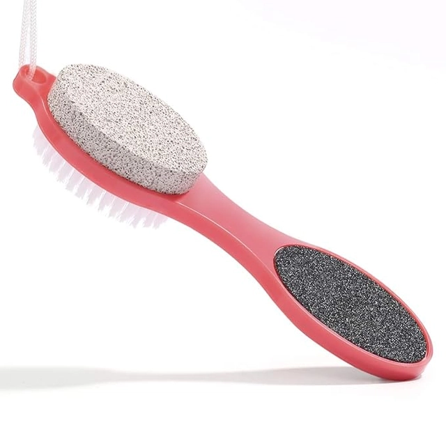 SHAGUN 4 in1 Pedicure Scrubber for Feet Foot Care (Pack of 1)