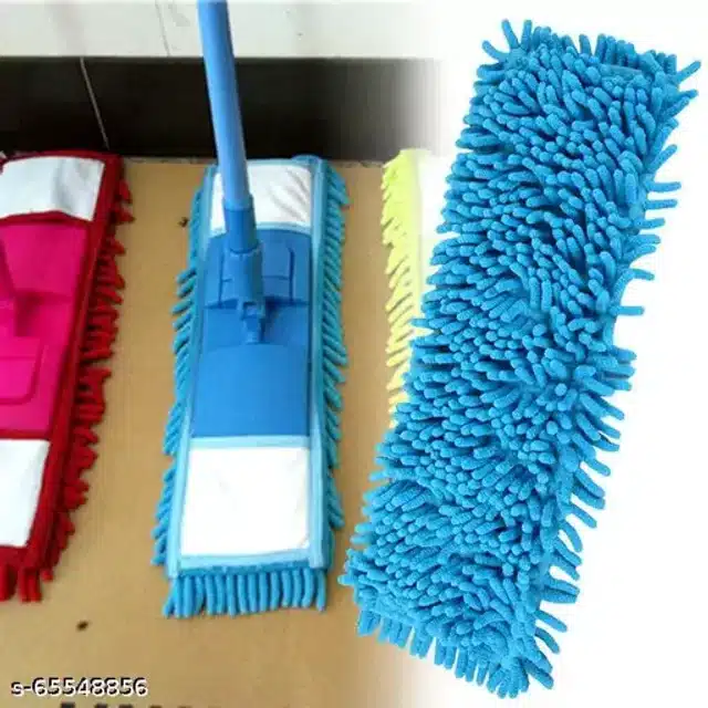 Plastic Dry Mop (Pack of 2) (Multicolor , 18 Inches)