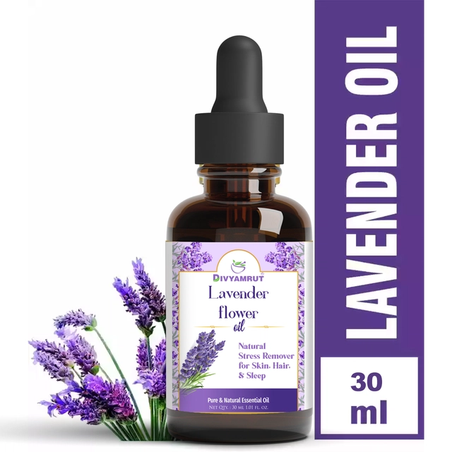 Divyamrut Lavender Flower Essential Oil (30 ml)