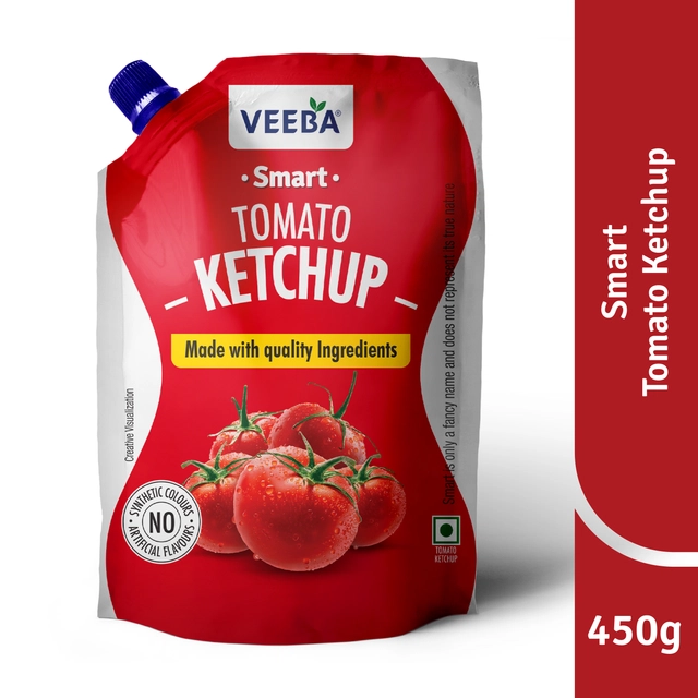 Veeba Smart Tomato Ketchup 450 g