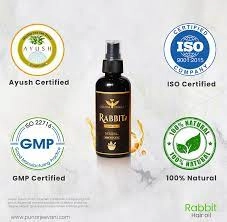 Rabbit Blood Herbal Hair Oil for Men & Women (30 ml, Pack of 3)