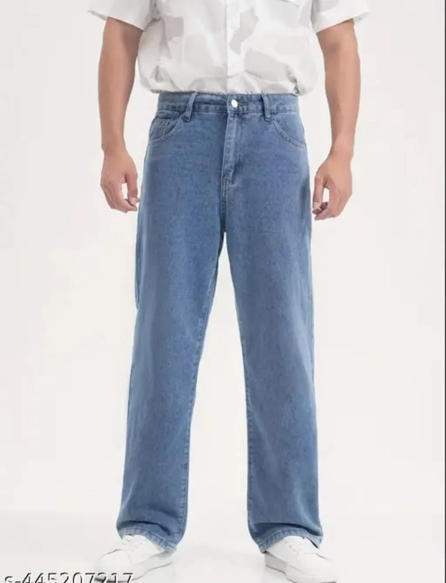 Denim Regular Fit Jeans for Men (Blue, 28)