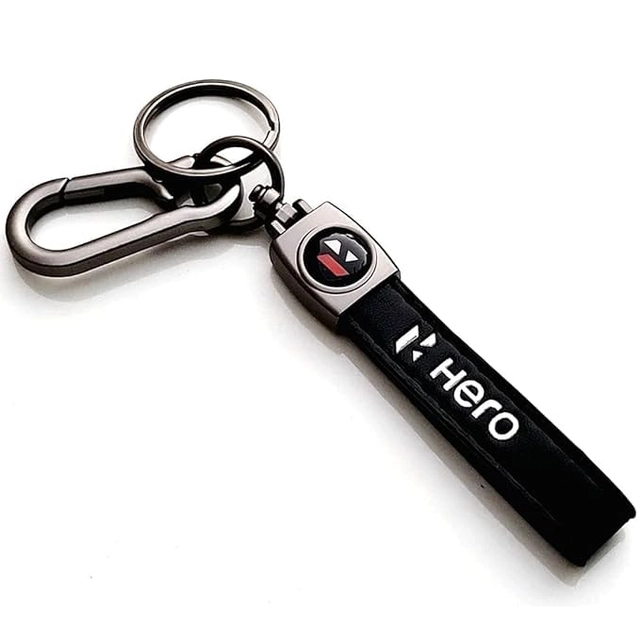 Metal Hero Bike Keychain (Black)