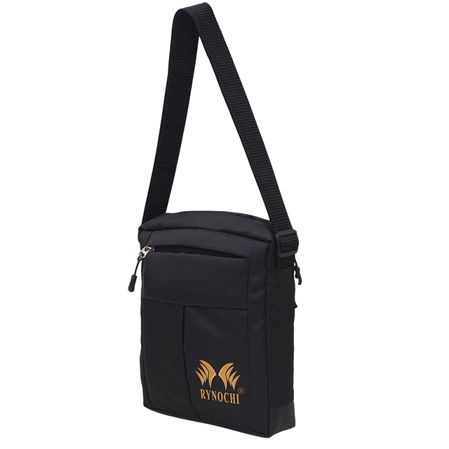 Polyester Crossbody Sling Bag for Men & Women (Black)