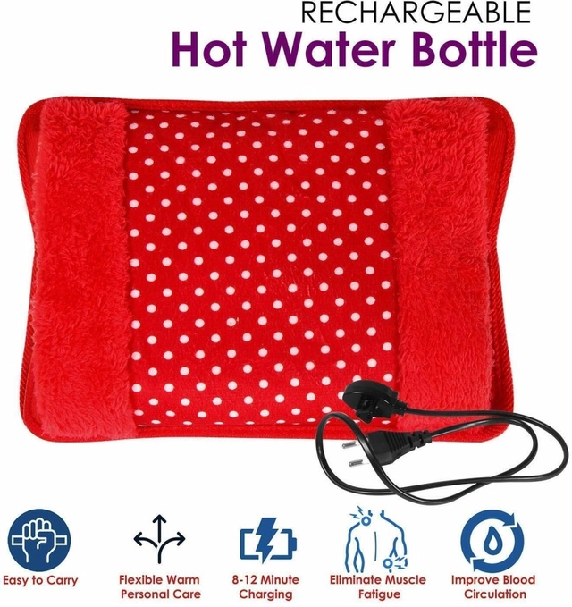 Electric Gel Heating Pad for Pain Relief (Multicolor, 1000 ml)