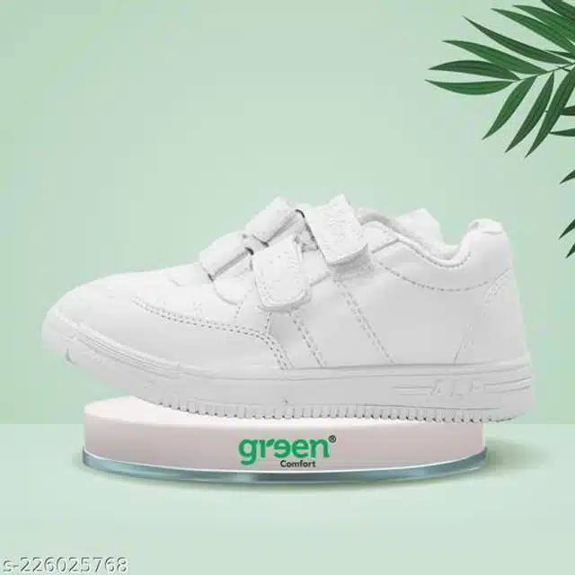 School Shoes for Kids (White, 3-3.5 Years)