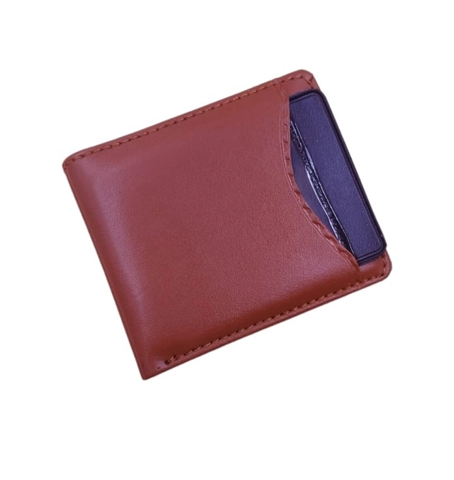 Faux Leather Wallet for Men (Tan)