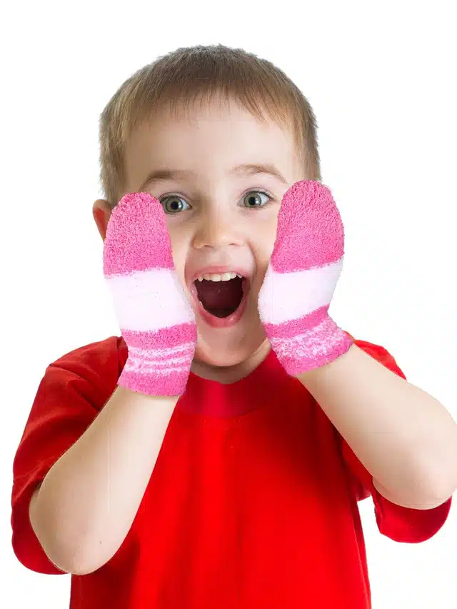 Knitted Hand Gloves for Kids (Assorted, Pack of 6)