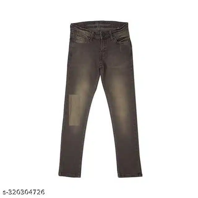 Jeans for Boys (Grey, 8-9 Years)