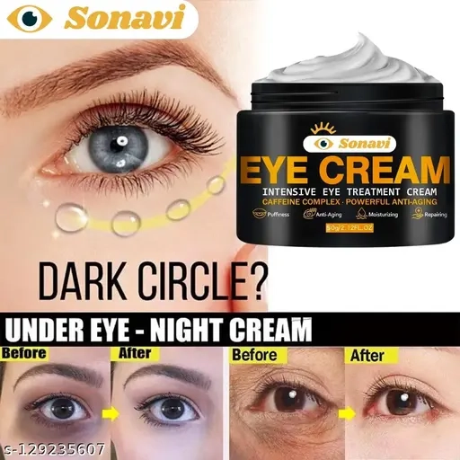 Eye Cream for Dark Circle Remover Cream Wrinkles Removal Cream For Women and Men 100 g