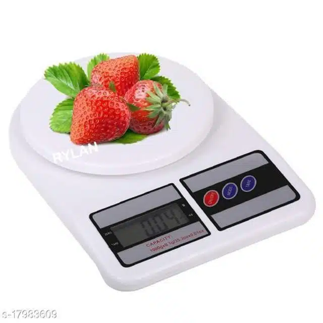 Kitchen Digital Weighing Scale (White)