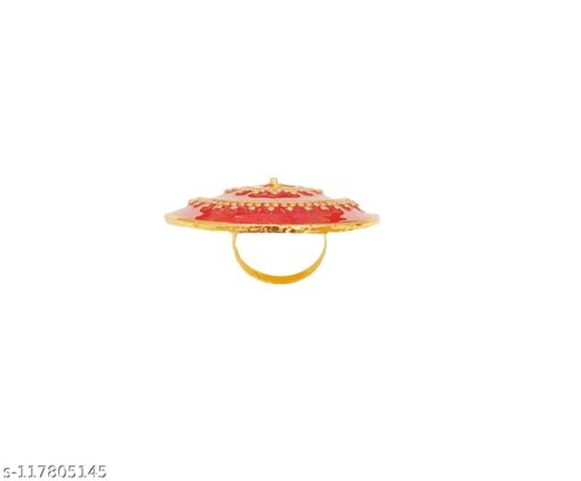 Brass Ring for Women (Multicolor)