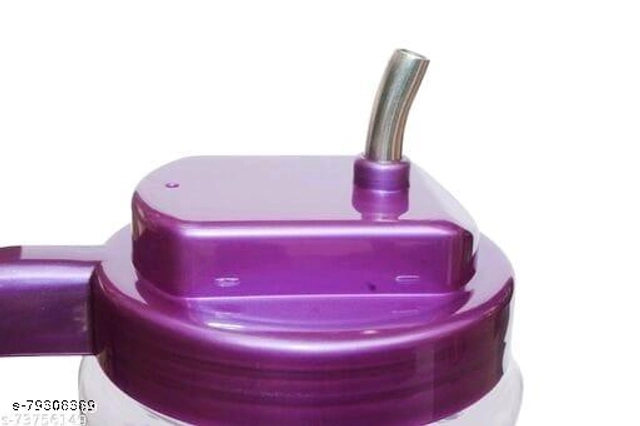 Plastic Oil Dispenser Bottle (Purple, 990 ml)