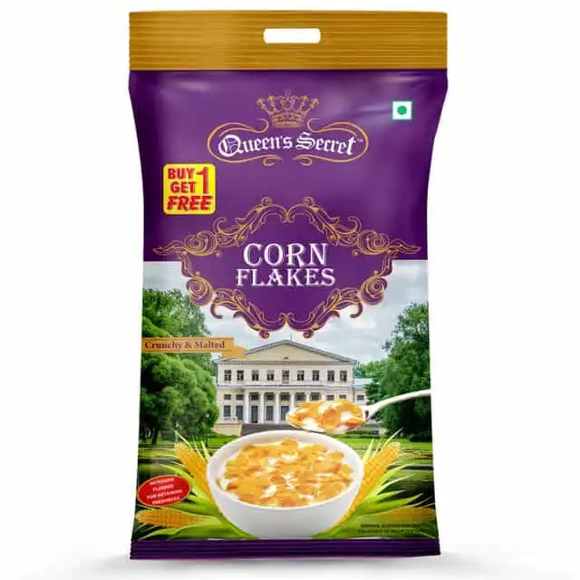 Queens Secret Corn Flakes 500 g +( Buy 1 Get 1 Free )